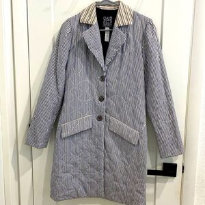 Cynthia Rowley Long Quilted Jacket |Size 4